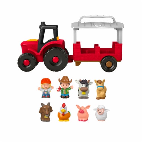 Fisher-Price® Little People Caring For Animals Tractor Gift Set Perspective: left