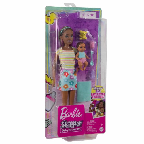 Mattel Barbie® Skipper™ Babysitters Inc™ Dolls and Playset Perspective: left