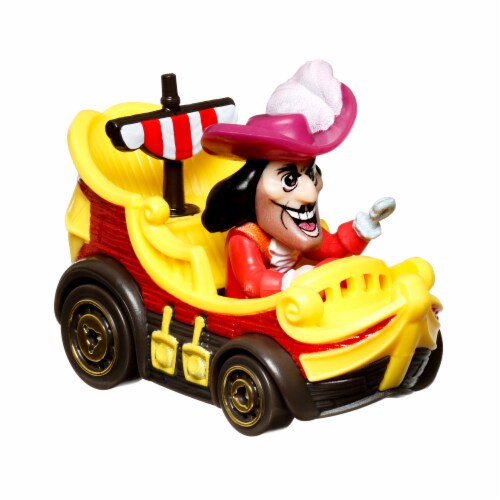Mattel Hot Wheels® Captain Hook Jolly Roger Toy Vehicle Perspective: left