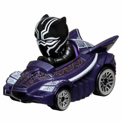 Mattel Hot Wheels® Black Panther Wakanda Jet Toy Vehicle Perspective: left