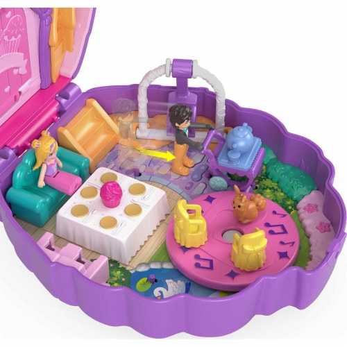 Polly Pocket Something Sweet Cupcake Compact Playset Perspective: left
