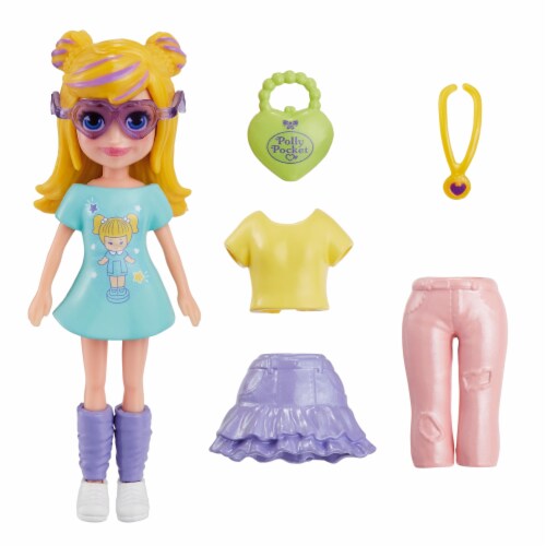 Mattel Polly Pocket Small Fashion Pack Perspective: left
