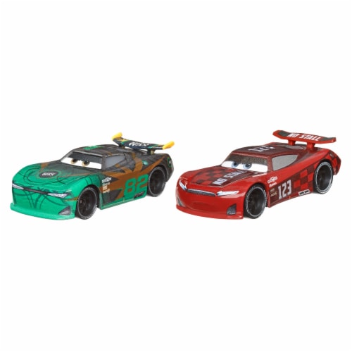 Disney Cars Diecast 2-Pack 1:55 Scale Conrad Camber and Jonas Carvers Perspective: left