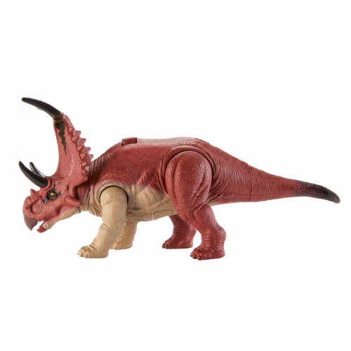 Mattel® Jurassic World Wild Roar Diabloceratops Figurine Perspective: left