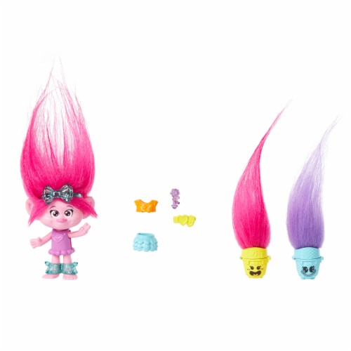 Mattel DreamWorks Trolls Queen Poppy Band Together Hair Pops Perspective: left