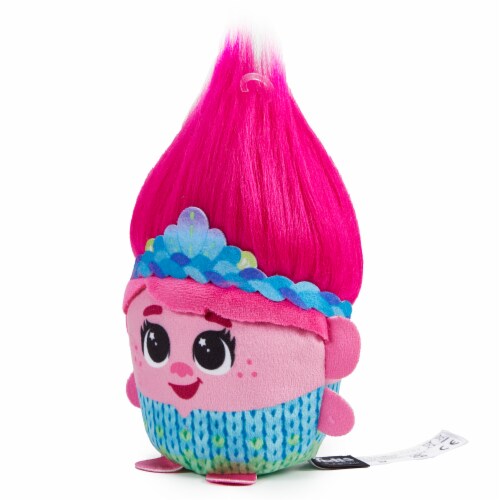 Mattel Trolls 3 Band Together HAIRMONY MIXERS Queen Poppy Plush Perspective: left