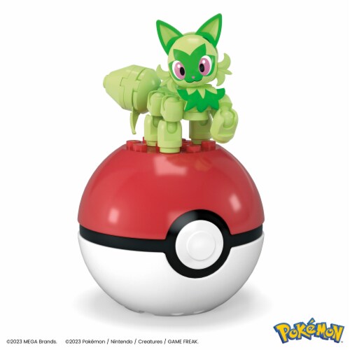 Mega™ Pokemon™ Sprigatito Toy Perspective: left
