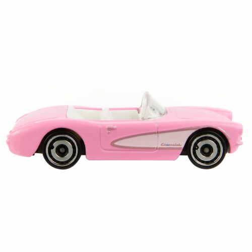 Barbie™: The Movie Hot Wheels® Corvette 1:64 Scale Die-Cast Metal Vehicle Perspective: left