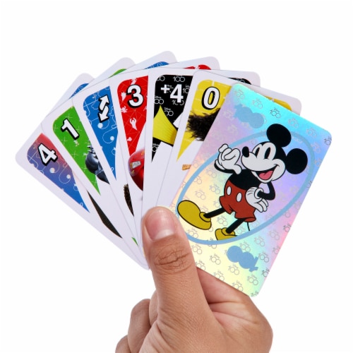 Mattel® UNO® Disney 100 Card Game Perspective: left