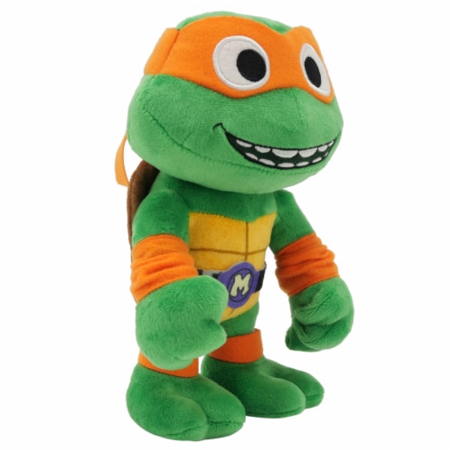 Teenage Mutant Nija Turtles Plush - Michelangelo Perspective: left