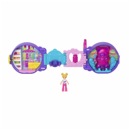 Mattel® Polly Pocket™ Pocket On The Go Fun Compacts Perspective: left
