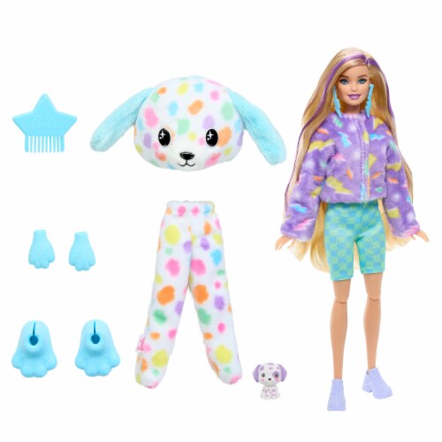 Mattel HRK41 Barbie® Cutie Reveal Dalmatian Doll Perspective: left