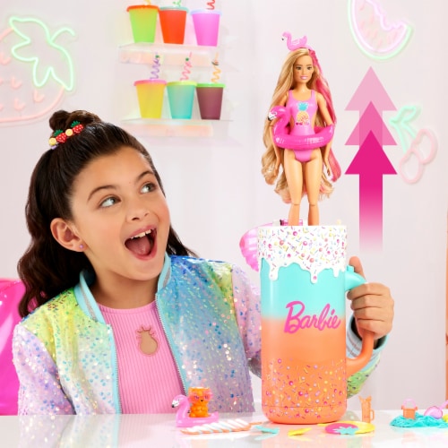 Barbie® Pop Reveal Rise & Surprise™ Fruit Series Gift Set Perspective: left