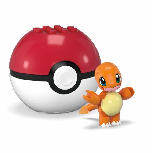 MEGA™ Pokemon™ Charmander Poke Ball Building Set Perspective: left