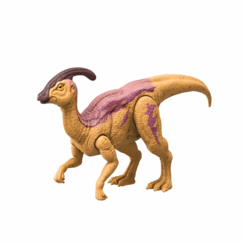 Mattel Jurassic World Wild Roar Parasaurolophus Dinosaur Figure Perspective: left