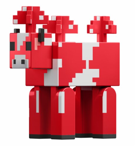 Mattel Minecraft Mooshroom Action Figure Perspective: left