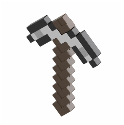 Mattel® Minecraft Role-Play Iron Pickaxe Perspective: left