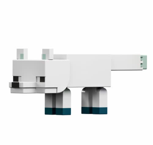 Mattel Minecraft Arctic Fox Action Figure Perspective: left