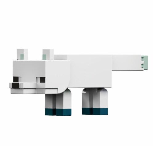 Mattel Minecraft Arctic Fox Action Figure Perspective: left
