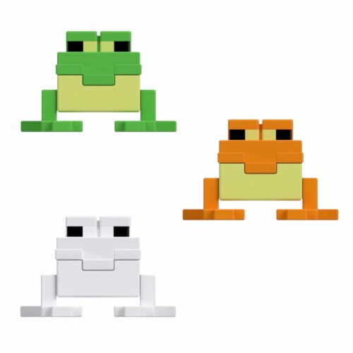 Mattel Minecraft Craft-A-Block Frogs Figures Perspective: left