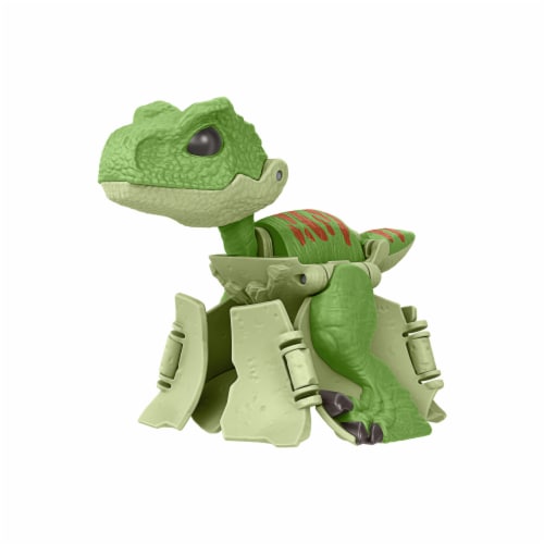 Mattel Jurassic World Fierce Changers Hidden Hatchers - Velociraptor Perspective: left