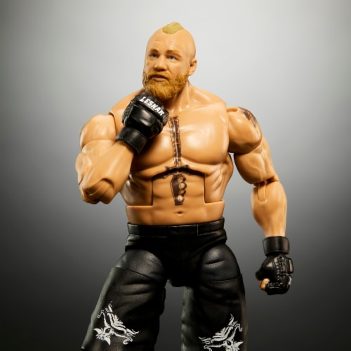 Mattel WWE Elite Collection Brock Lesnar Figure Perspective: left