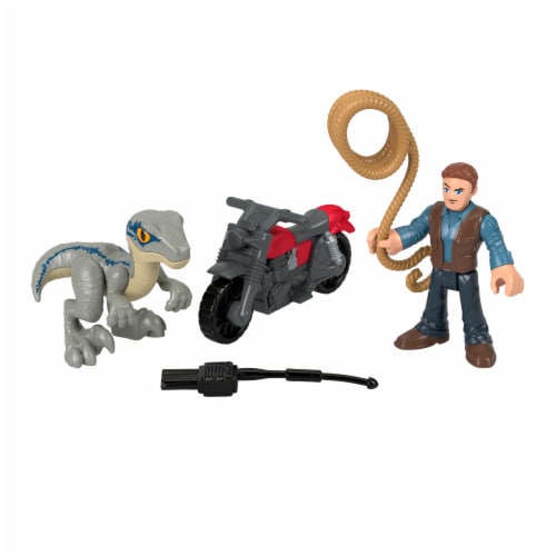 Fisher-Price Imaginext® Jurassic World Owen Blue Perspective: left