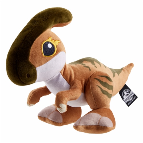 Mattel Jurassic World Small Sound Plush Parasaurolophus Perspective: left