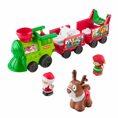 Fisher-Price Little People Musical Christmas Train Perspective: left