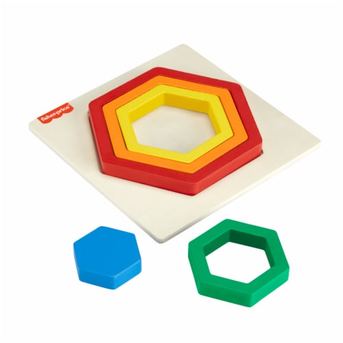 Fisher Price® Wooden Mini Rainbow Puzzle Perspective: left