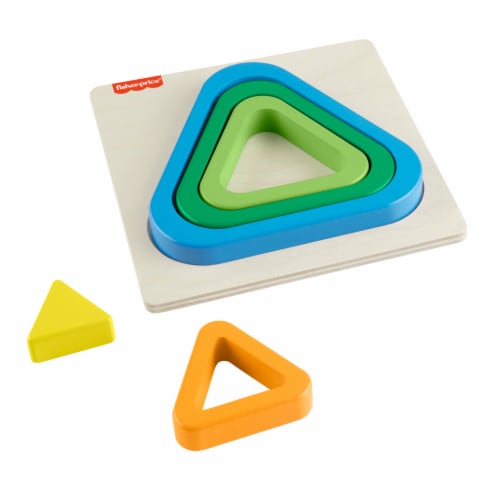 Fisher Price® Wooden Mini Rainbow Puzzle Perspective: left