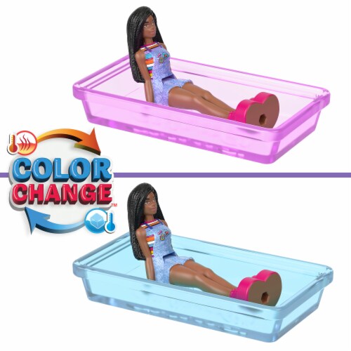Mattel® Barbie Mini BarbieLand Doll and Vehicle Perspective: left