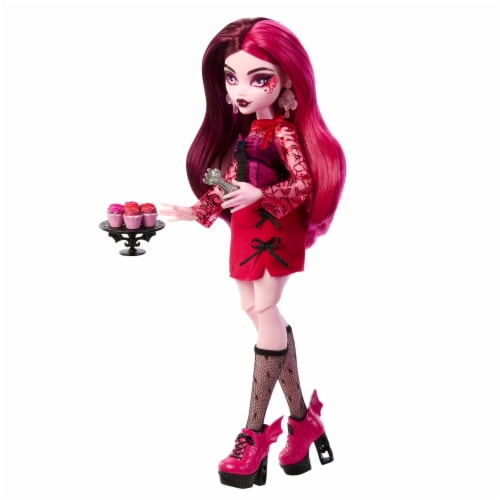 Mattel Monster High™ Skullmate Secrets™ Draculara™ Doll Set Perspective: left