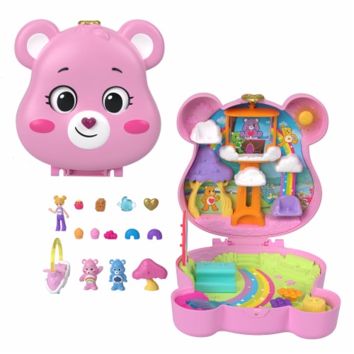 Mattel® Polly Pocket™ Care Bears Compact Perspective: left