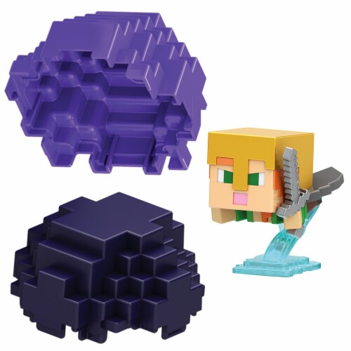 Mattel Minecraft Mini Mode Spawn Egg with Surprise Mini Figure - Wayward Alex Perspective: left