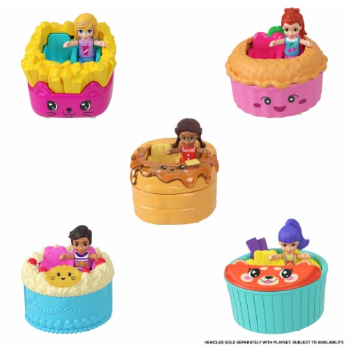 Mattel® Polly Pocket™ Tiny Take Out Reveal Assortment Perspective: left