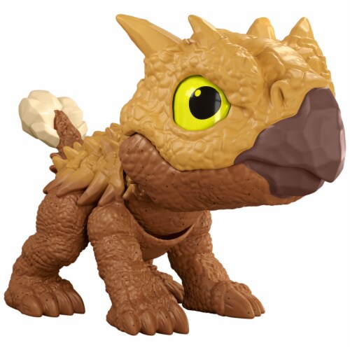 Mattel Jurassic World Mighty Little Biters™ Ankylosaurus Perspective: left