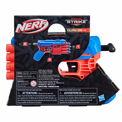 Nerf Alpha Strike Claw QS-4 Blaster Perspective: left