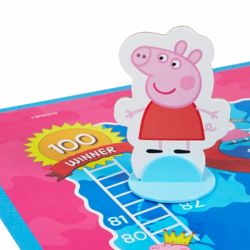 Hasbro Gaming® Chutes and Ladders®: Peppa Pig™ Edition Perspective: left