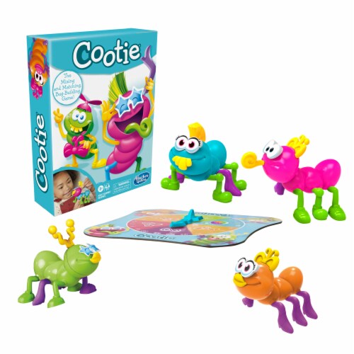 Hasbro Gaming Cootie Bug Buiding Game Perspective: left