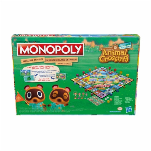 Hasbro Monopoly Animal Crossing Board Games Perspective: left