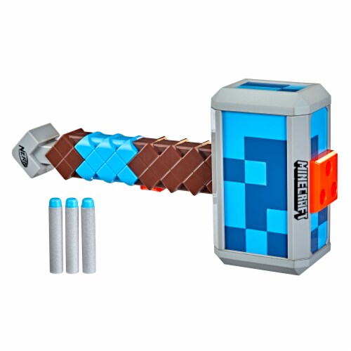 Nerf Minecraft Stormlander Dart Blasting Hammer Perspective: left