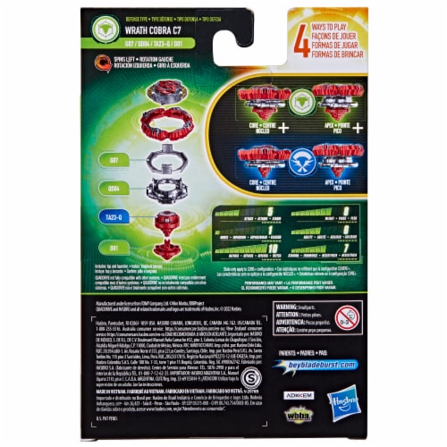 Hasbro Beyblade Wrath Cobra Perspective: left