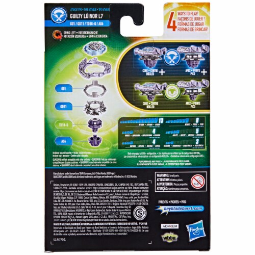 Hasbro Beyblade Burst QuadDrive Guilty Starter Pack Perspective: left