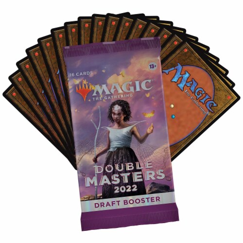 Magic: The Gathering Trading Card Game - Double Masters 2022 Draft Booster Perspective: left