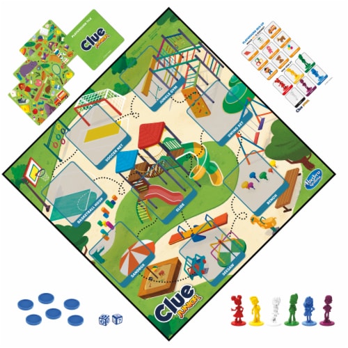 Clue Junior Board Game Perspective: left