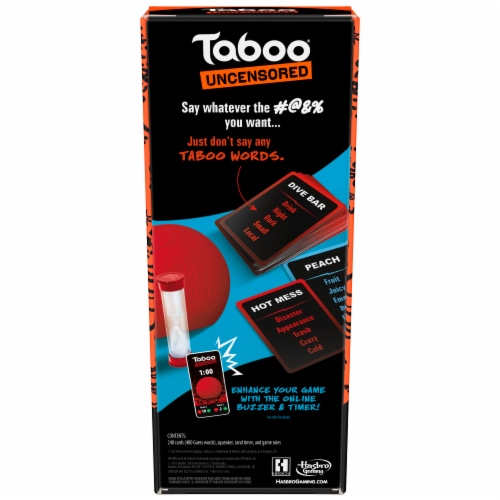 Hasbro Gaming® Taboo® Uncensored Game Perspective: left