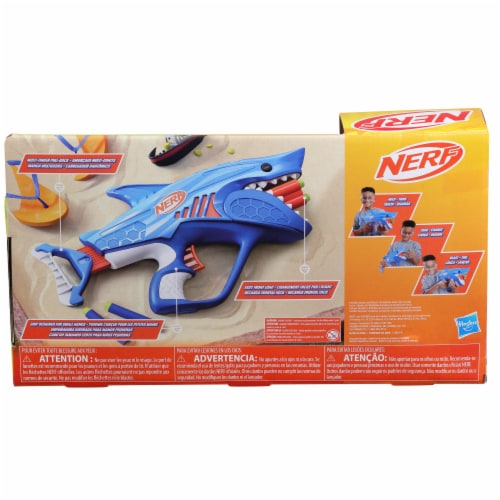 Nerf Wild Blasters Sharkfire Perspective: left