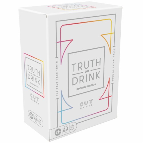Hasbro Cut Games Truth or Drink Second Edition Perspective: left