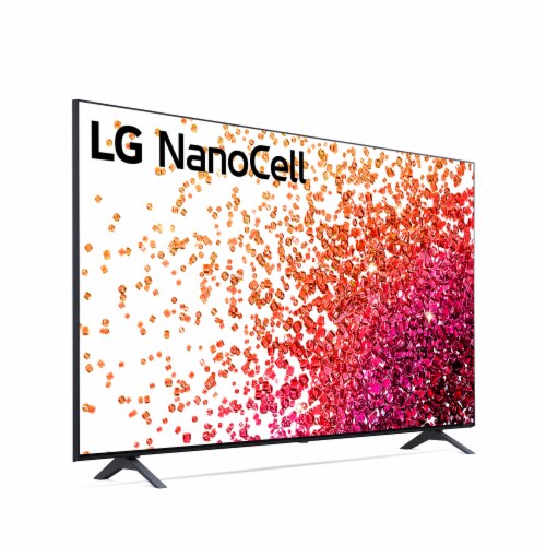 LG NanoCell 75 Series 2021 4K Smart UHD TV w/ AI ThinQ® Perspective: left